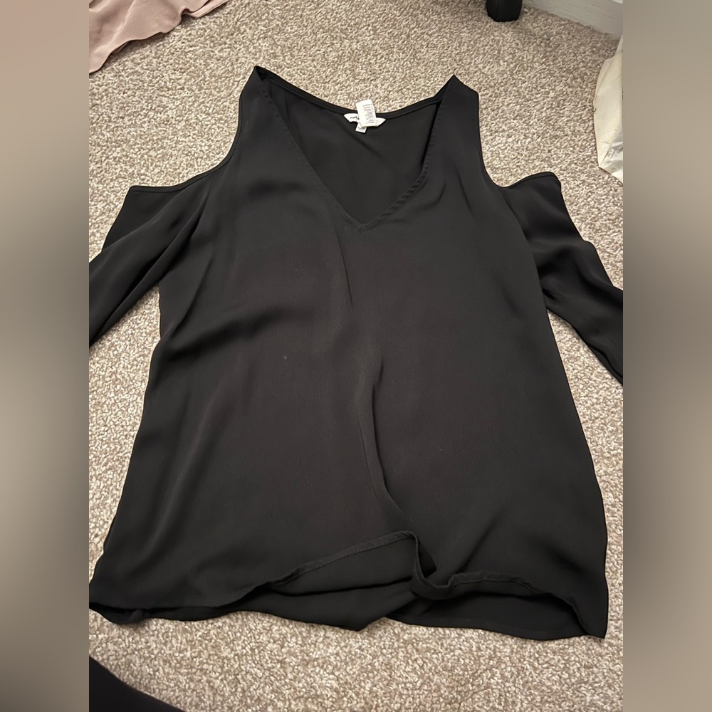 Naked zebra shoulder cut out top